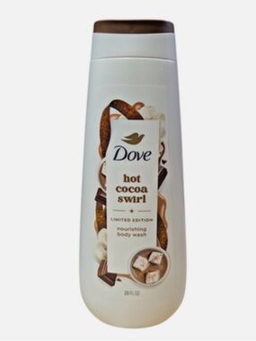 Dove Hot Cocoa Swirl Nourishing Body Wash - White & Brown